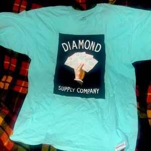 DIAMOND 💎 ROYAL FLUSH ♦️TURQUOISE 🌴T-SHIRT